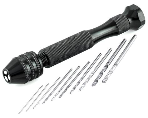 Bastex Precision Pin Vise Hand Drill With Twist Bits Set Of Pieces