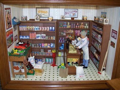 Miniature Grocery Shop Hand Made By Mum And Me Miniatures Miniature