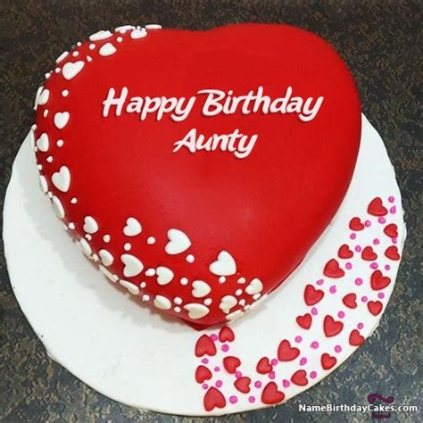 Happy Birthday Aunty Cakes Cards Wishes