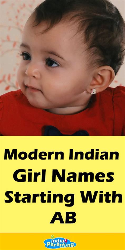 Modern Indian Baby Girl Names Starting With AB Indian Baby Girl Names Baby Girl Names Modern