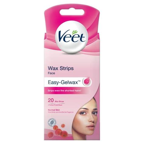 Veet Face Wax Strips Women S Hair Removal Chemist U