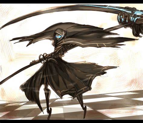 Ganesagi Original Scythe Weapon Dark Fantasy Art Fantasy Character