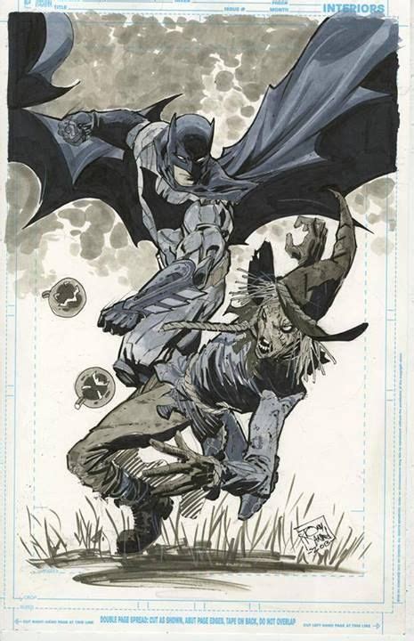 Batman Vs Scarecrow By Tony Daniel Batman Artwork Batman Comic Art Dc