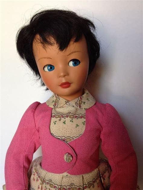 Vintage Sabry Bonomi Italian Hard Plastic Flirty Eye Doll 20 All