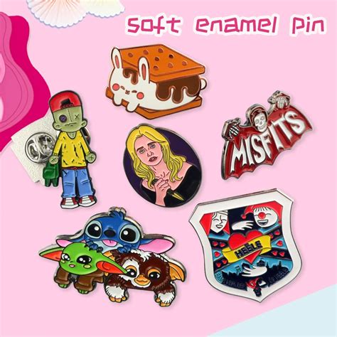 Manufacturer Custom Metal Magnet Blank Cartoon Flower Heart Men Hard Soft Enamel Lapel Pin Buy