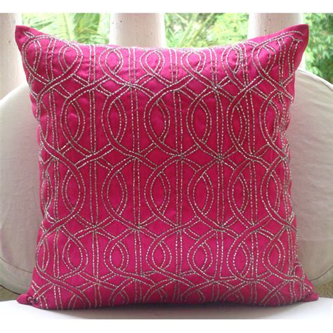 Wide Variants Of Pink Accent Pillows For Indoor Or Outdoor Decor Ideas