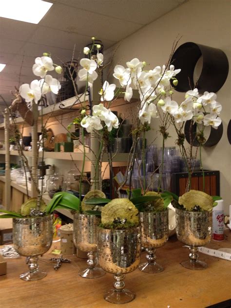 Orchid arrangements for a wedding that I made. #Orchids | Orchid arrangements, Orchid ...