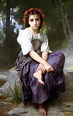File:William-Adolphe Bouguereau (1825-1905) - At the Edge of the Brook ...