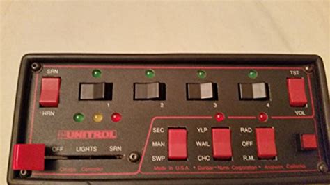 Federal Signal Unitrol Omega Um8001 Siren Lightbar Controller Review