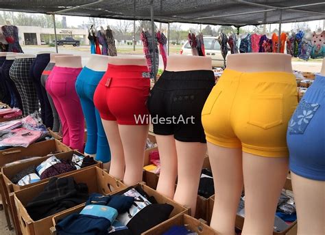 The Butts All Lined Up In A Row By Wildestart Redbubble