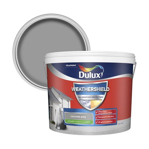 Dulux Weathershield All Weather Protection Concrete Grey Smooth Matt