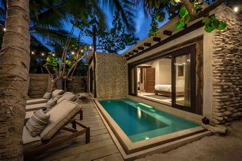 Tulum Luxury 9 Bdr Oceanfront Estate 3 Private Villas Tropical Pools