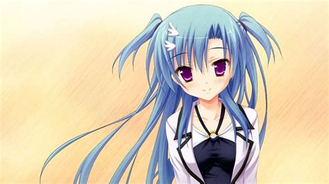 Cute Anime Hair Haotone Tsubasa Anime Girl Blue Hair