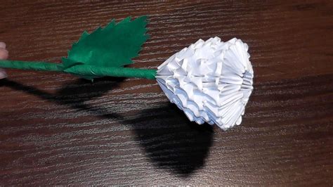 3d Origami Flower Rose Tutorial Ts For Mothers Day Youtube