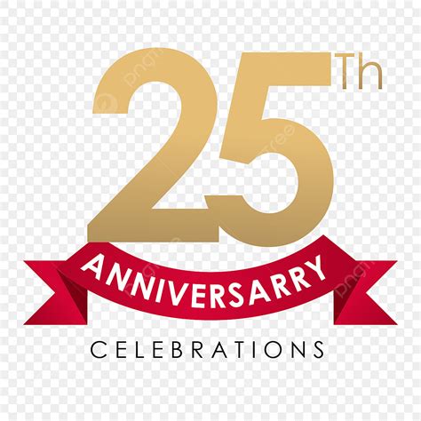 25th Anniversary Clipart Transparent Png Hd 25th Anniversary