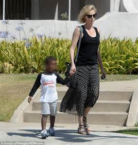 Charlize Theron With Son Jackson After It Emerged She Has Adopted A