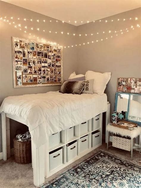 101 Lovely Bedroom Decoration Ideas For Teenage Girl Cool Dorm Rooms