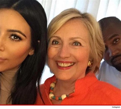 Kim Kardashian I Scored The Only Selfie With Hillary Clinton