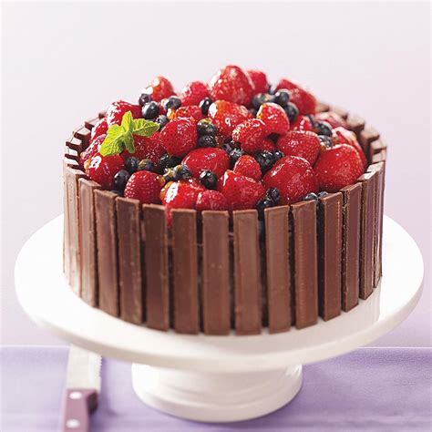Chocolate Fruit Basket Cake Recipe How To Make It