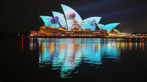 vivid sydney first look at opera house the advertiser