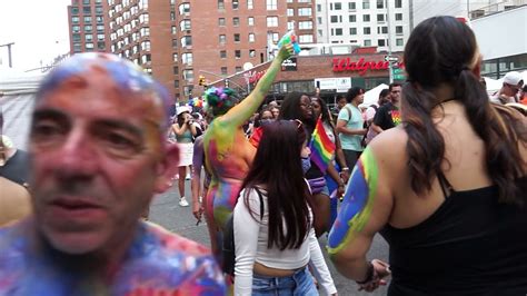 Nyc Pride Day Body Painting Youtube