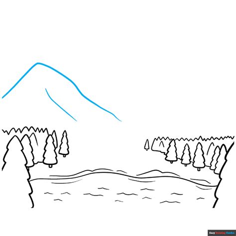 How To Draw Mountains Really Easy Drawing Tutorial