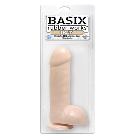 basix rubber works big 7in dong with suction cup flesh on literotica