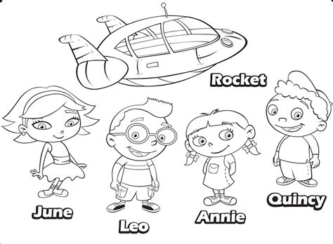 Free Printable Little Einsteins Coloring Pages. Get ready to learn!