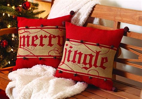 Mud Pie Jingle Bell Pillow Wrap Home And Kitchen Christmas Pillow