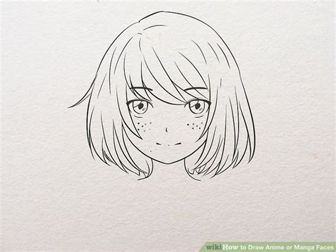 How To Draw Anime Or Manga Faces 15 Steps With Pictures