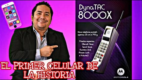 Primer Celular De La Historia 📲 Motorola Dynatac 8000x 🔴tecnología🔴