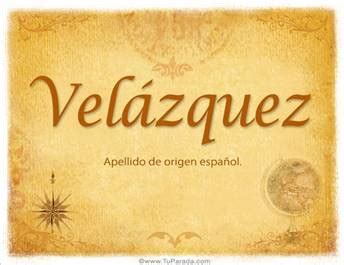 Origen Del Apellido Vel Zquez Significado De Apellido Vel Zquez