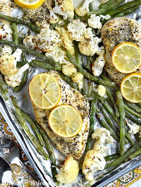 Sheet Pan Lemon Herb Chicken Dinner