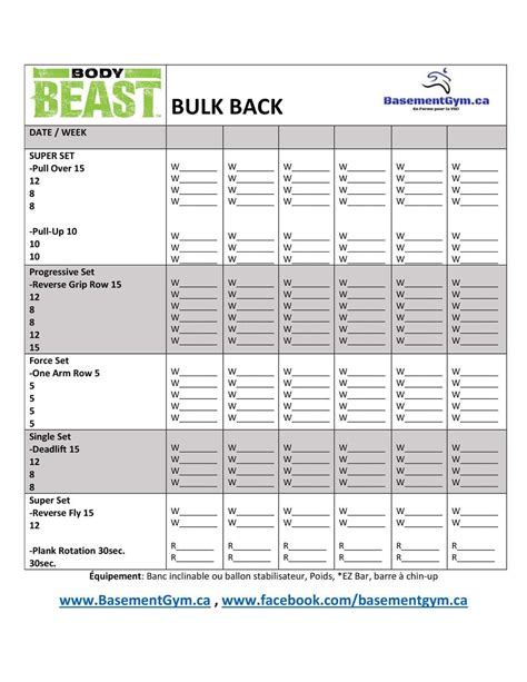 ️body Beast Bulk Back Worksheet Free Download