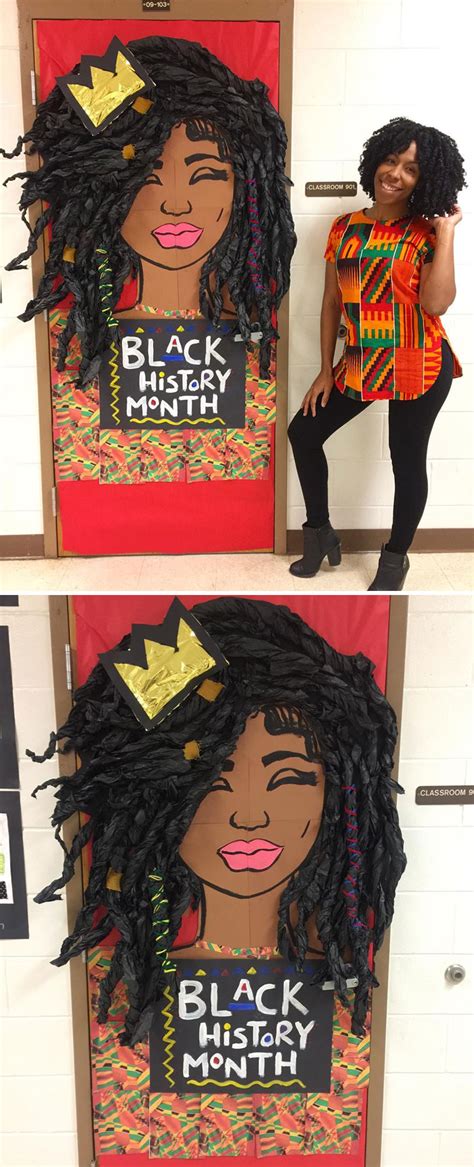 Black History Month Classroom Door Decoration Ideas Houghton Mifflin
