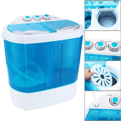 Auauna Mini Portable Rv Dorm Compact 8 9lbs Washing Machine Washer Spin