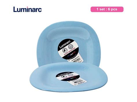 Disc Jual Produk Luminarc Piring Kue Carine Light Blue Dessert