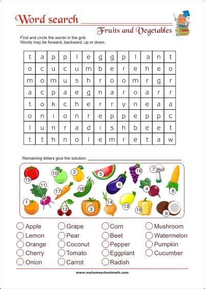 fruit word scramble worksheets worksheets