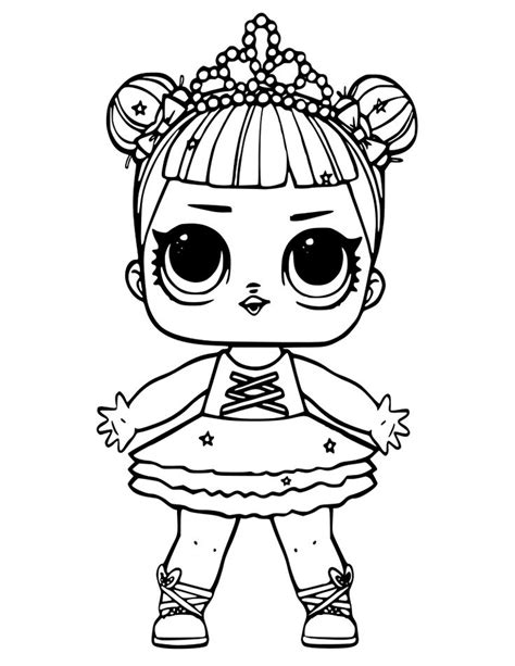 Lol Doll Coloring Pages ⋆ Coloringrocks Unicorn Coloring Pages Lol
