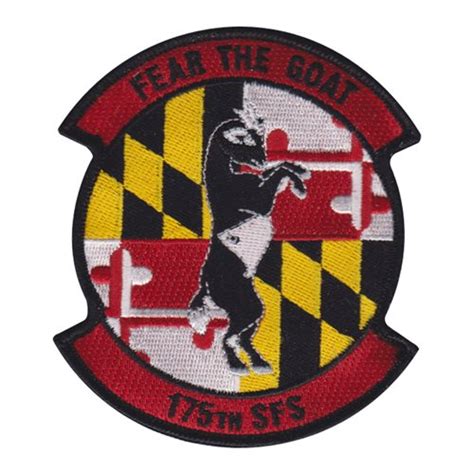 Get notified when we upgrade sfs on our best stocks recommendation list. 175 SFS Fear the Goat Patch | 175th Security Forces Squadron Patches