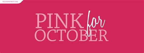 Pink For October Plain Facebook Cover Wallpaper Facebook Cover Fb