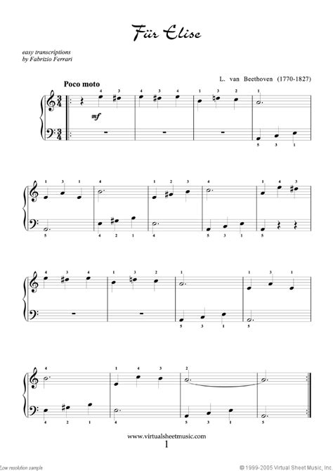 Grade 1 Beginner Piano Sheet Music Pdf Free Bach Minuet In G Sheet