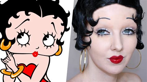 Transforming Into Betty Boop Makeup Tutorial Youtube