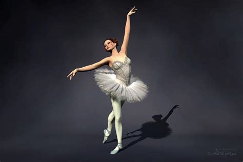 Prima Ballerina Nanashi Croise Derriere Pose Digital Art By Andre Price