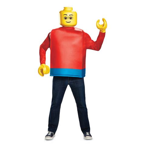 Lego Iconic Lego Guy Classic Adult Costume Costume Rebelsmarket