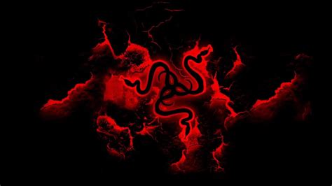 Razer Gaming Brand Abstract Red Free Live Wallpaper