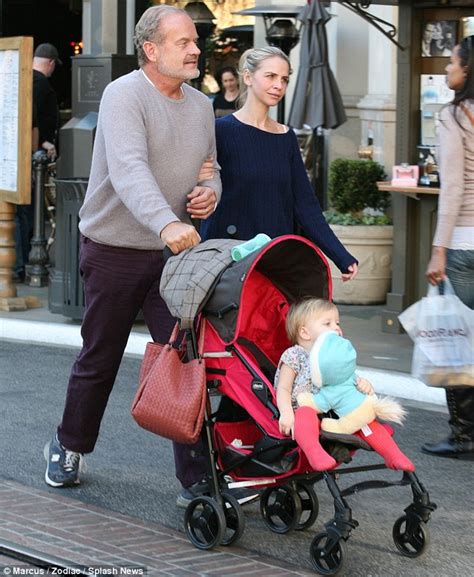 Kelsey Grammer And Wife Kayte Take Their Baby Daughter Faith For A Spot