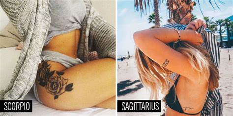 Horoscope Tattoo Tops Nude
