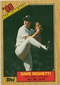 Record Breaker⚾-1986 Most Saves. Dave Righetti | Baseball cards for ...