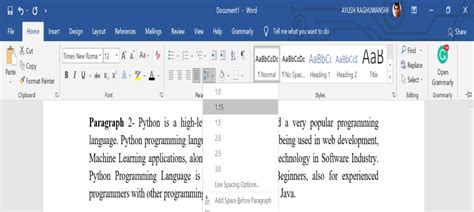 How To Adjust Line Spacing In Word Table Printable Templates